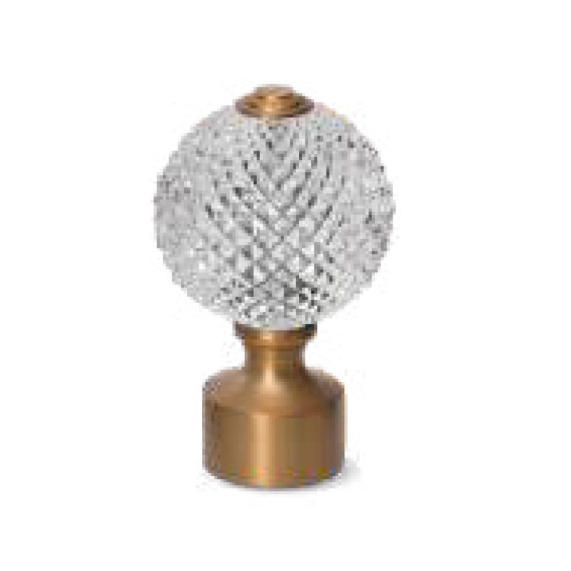 Diamond-Cut Crystal Finial C