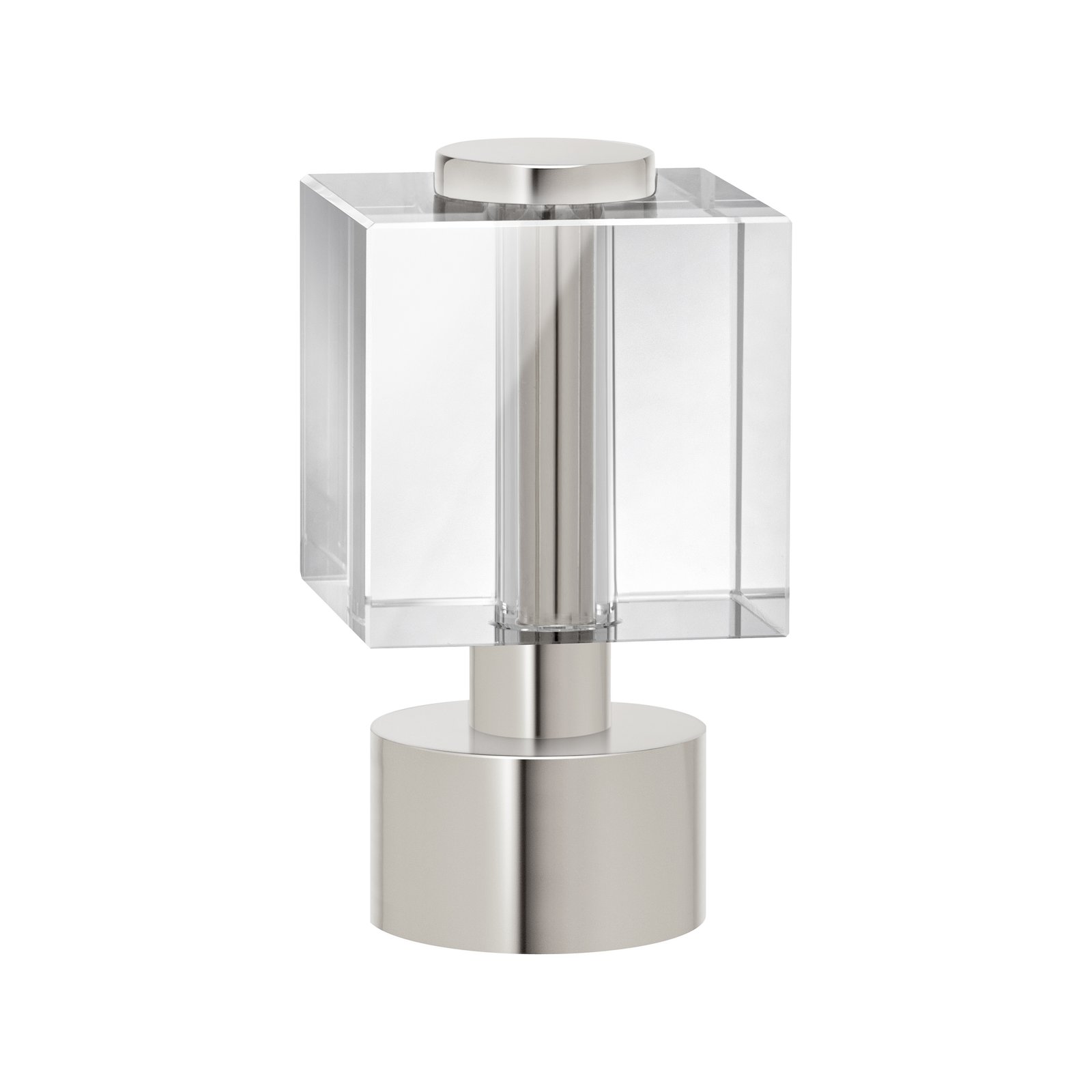 Clear Crystal Cube Finial B