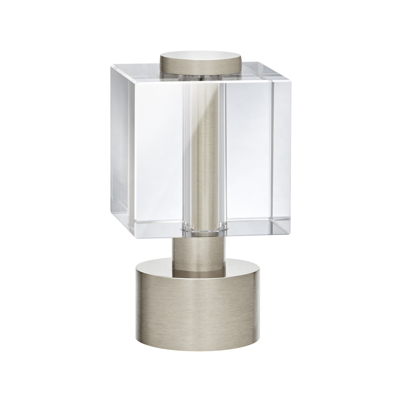 Clear Crystal Cube Finial B