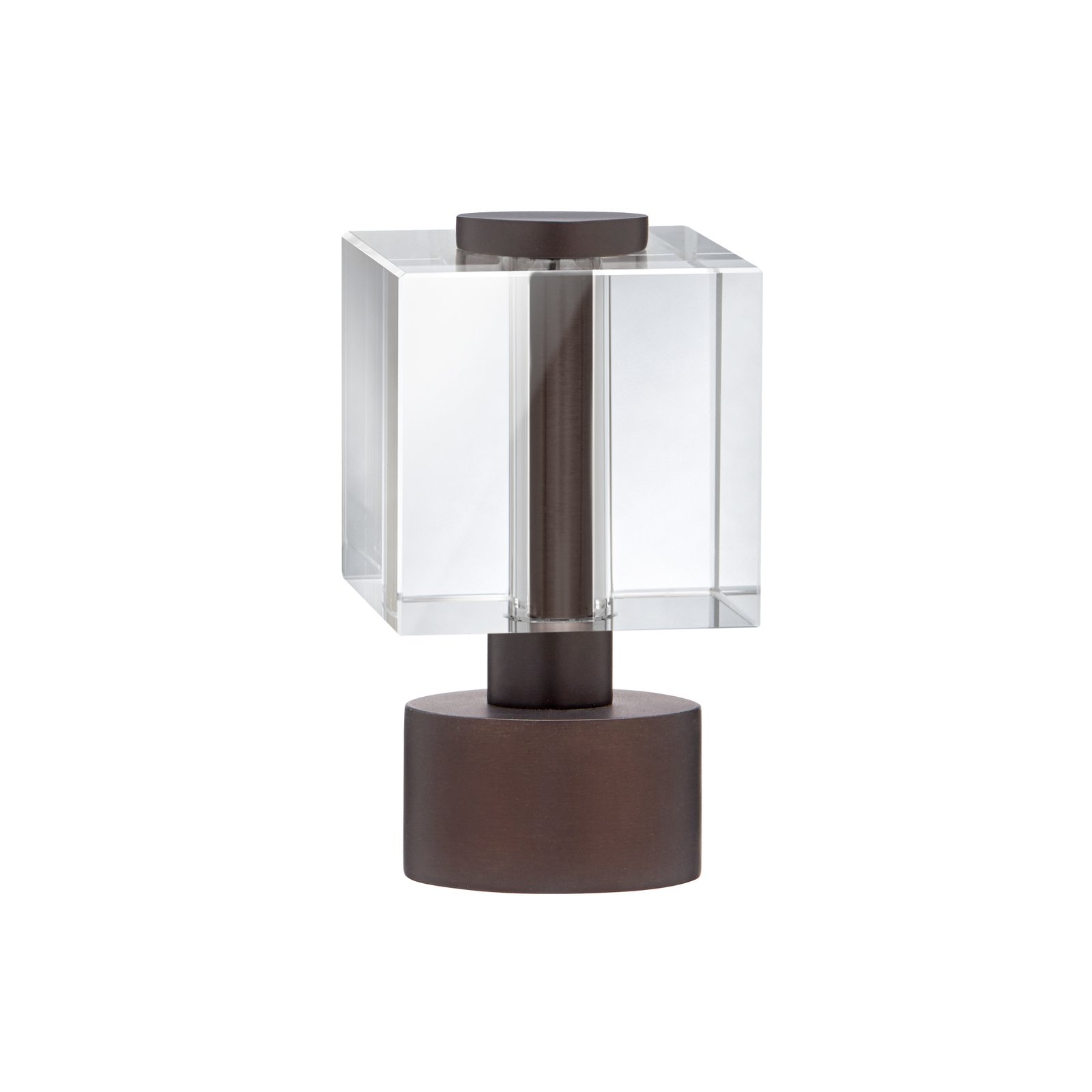 Clear Crystal Cube Finial B