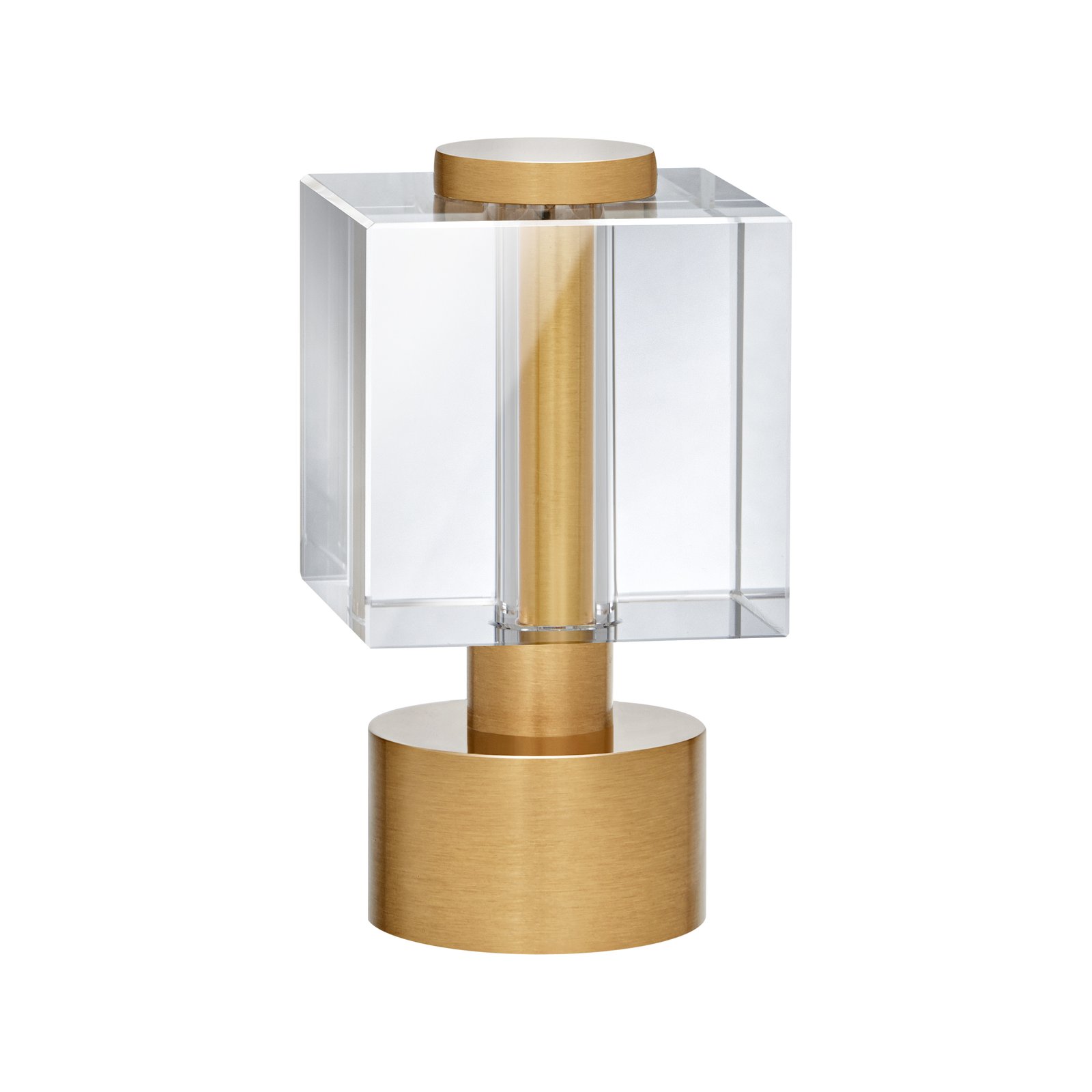 Clear Crystal Cube Finial B