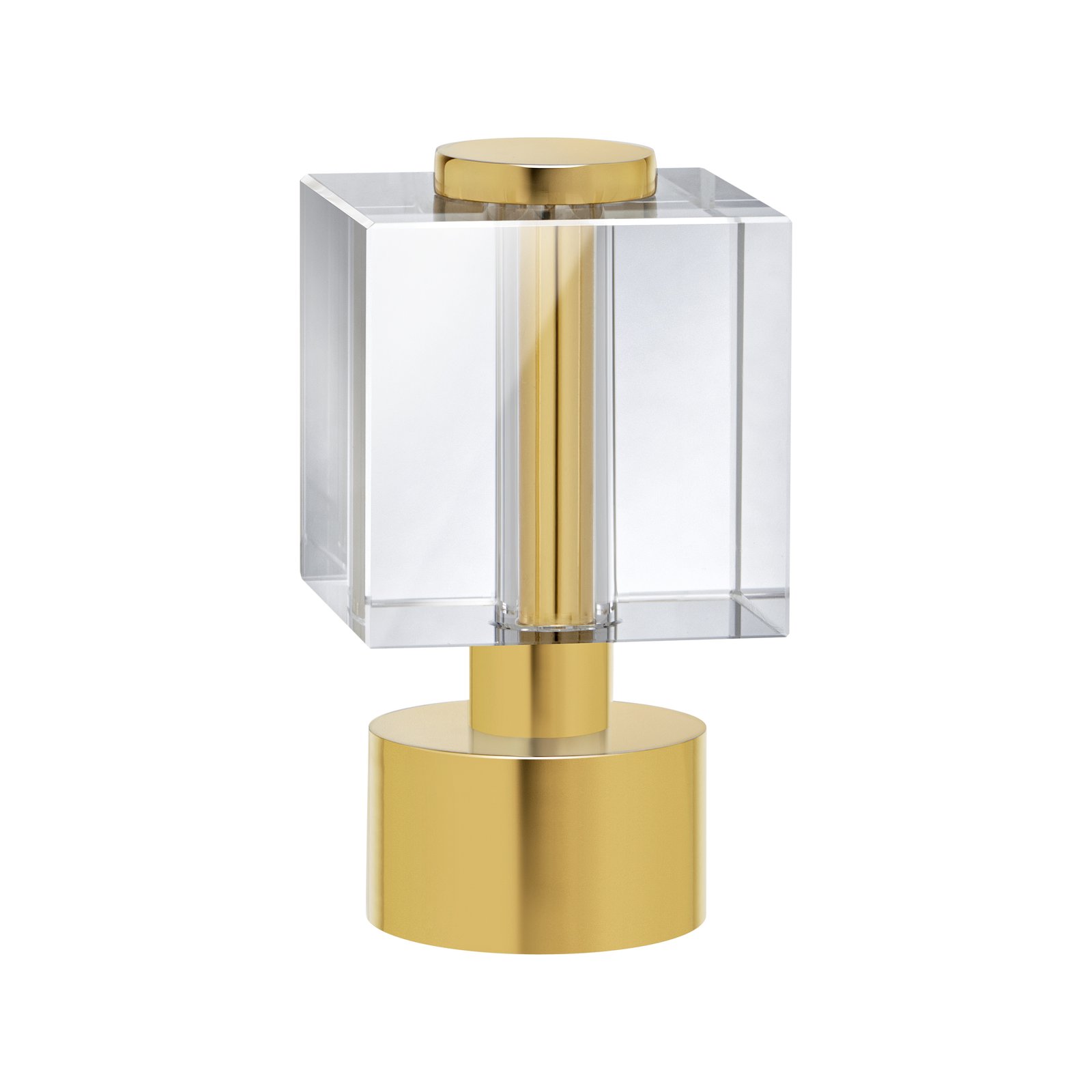 Clear Crystal Cube Finial B