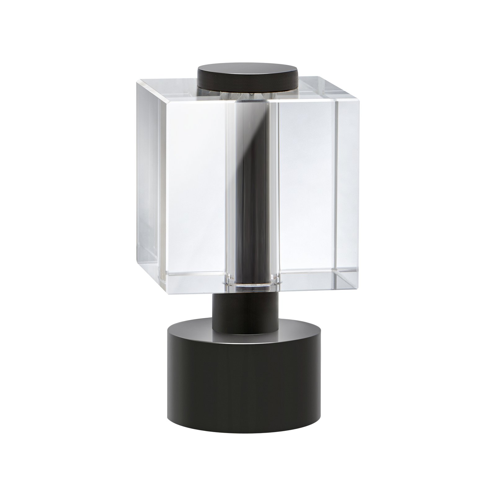 Clear Crystal Cube Finial B