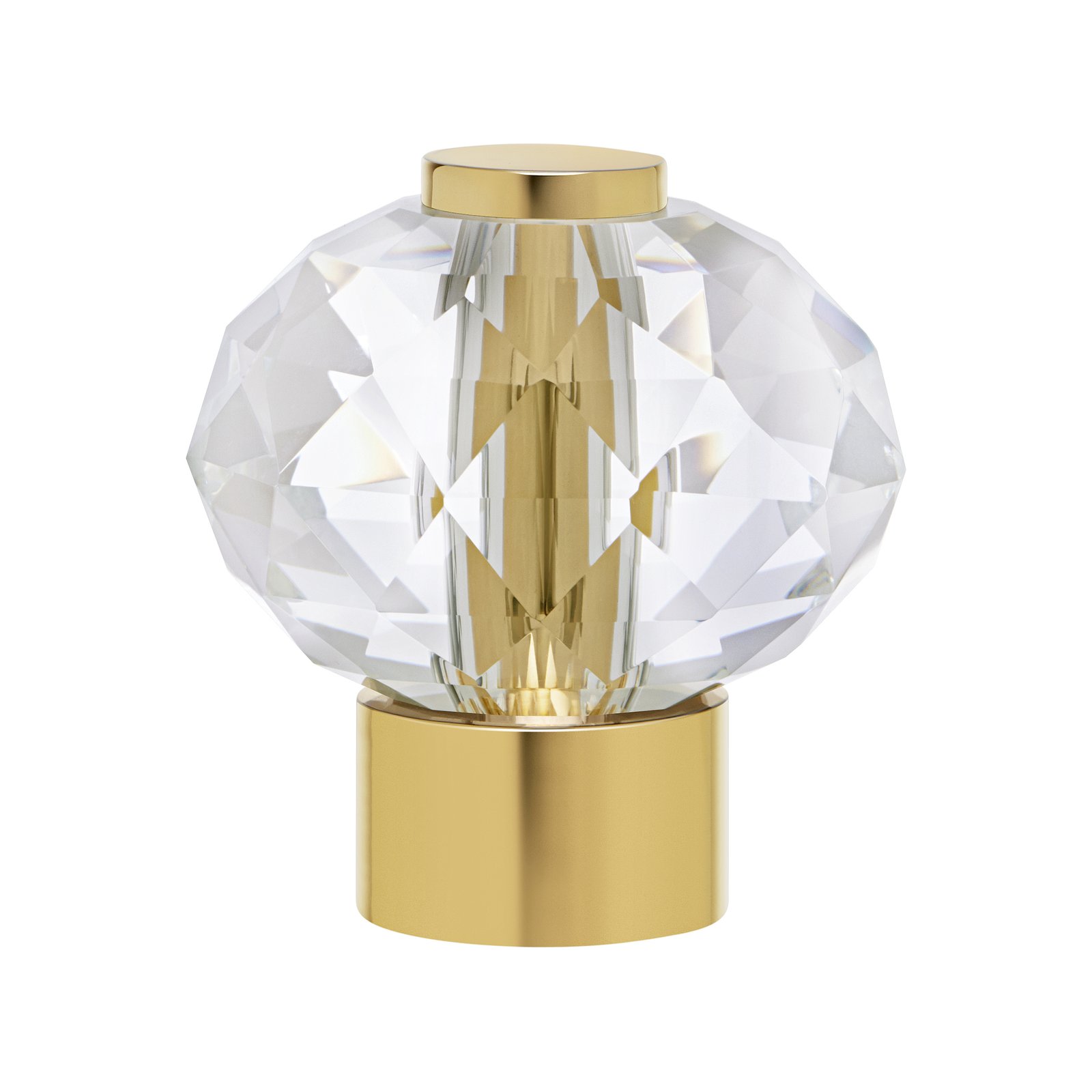 Faceted Crystal Globe Finial A