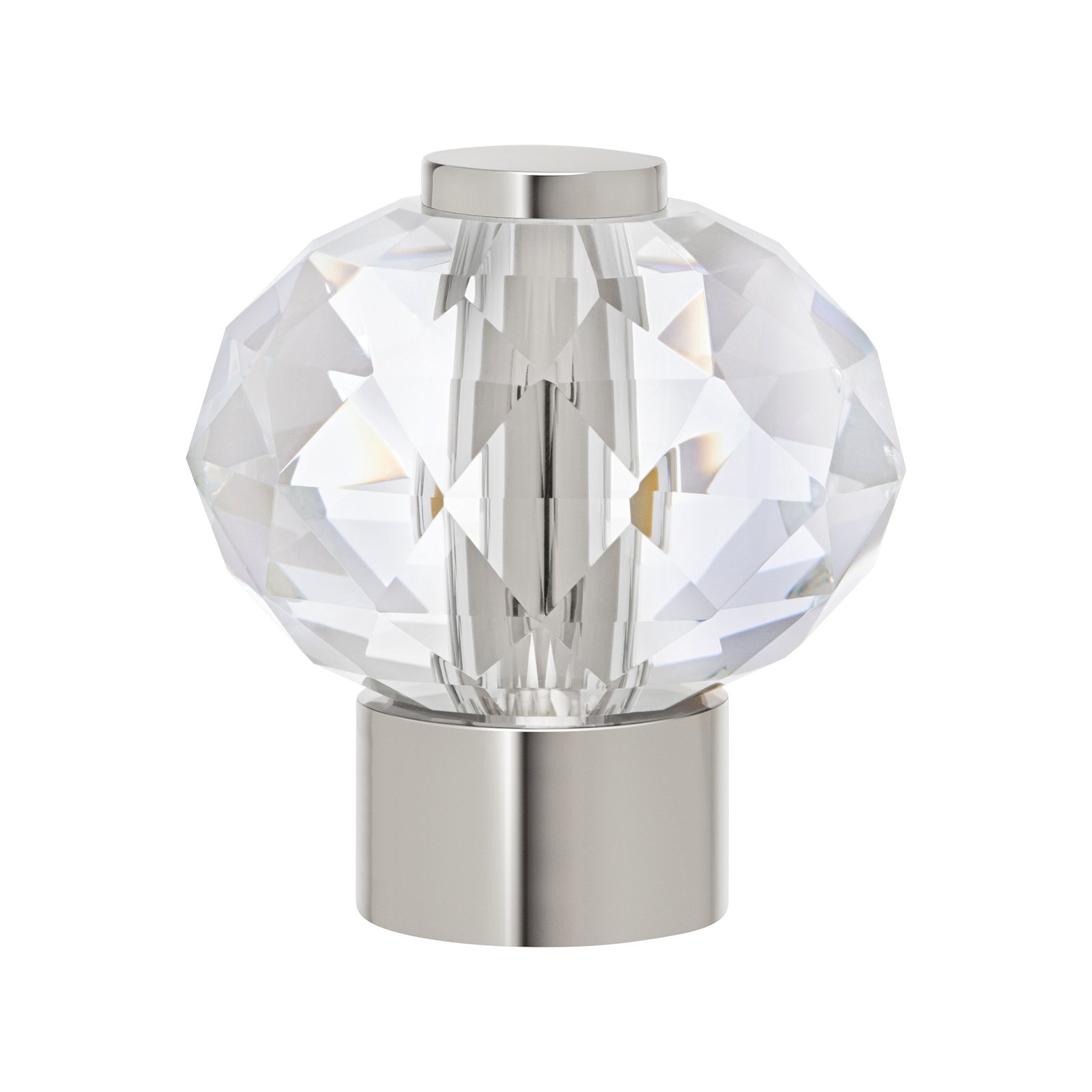 Faceted Crystal Globe Finial A