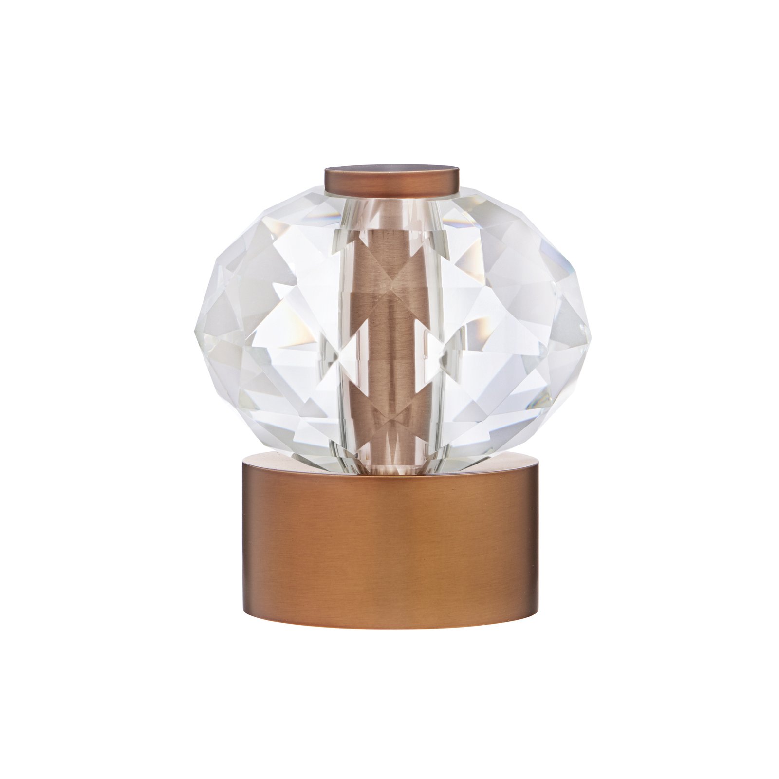 Faceted Crystal Globe Finial B