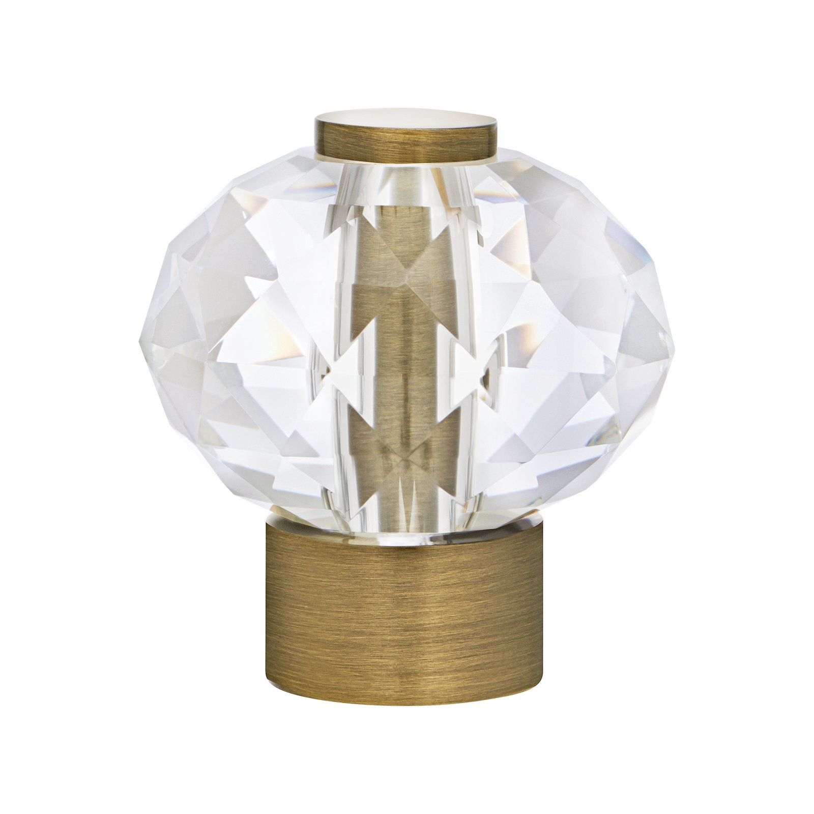 Faceted Crystal Globe Finial C
