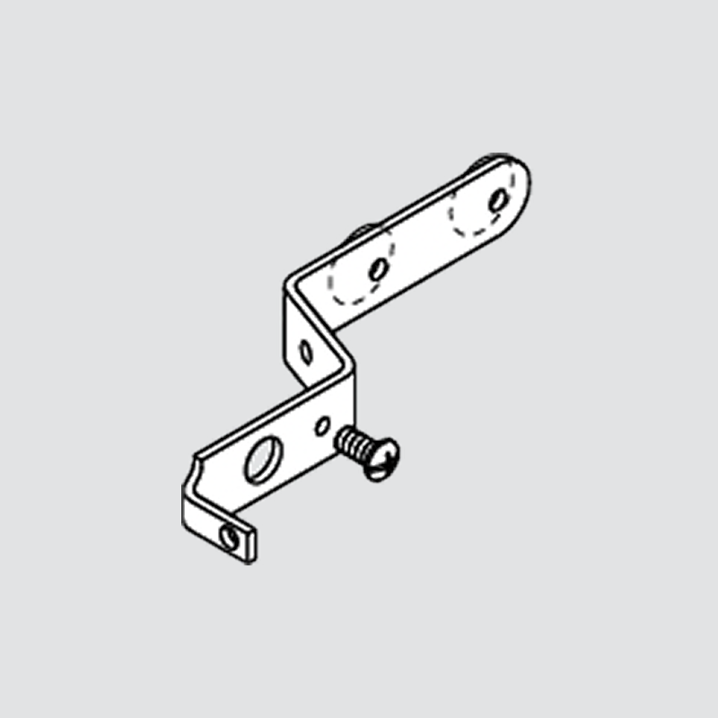 Snap overlap for master carrier w screw b