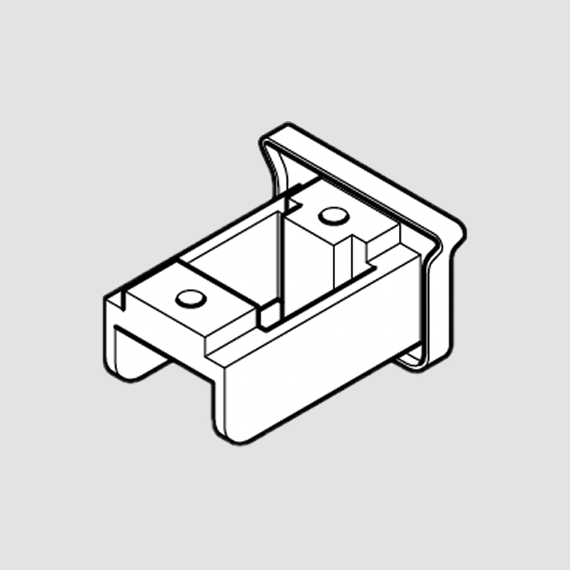 Endcap for curtain track