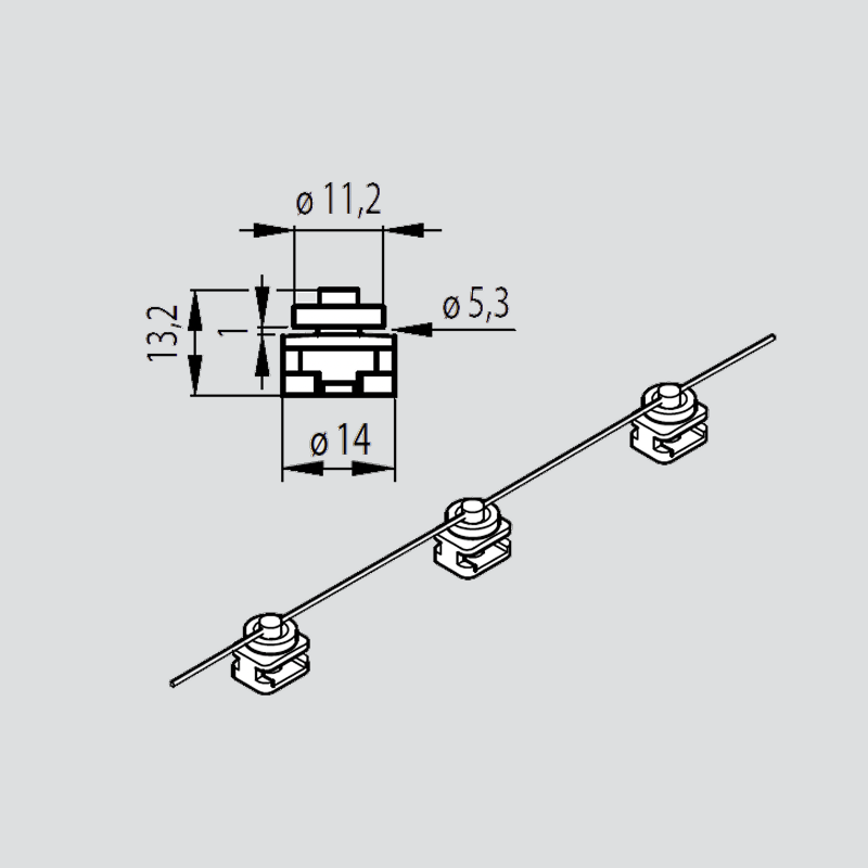 Snap carrier square 80% fullness