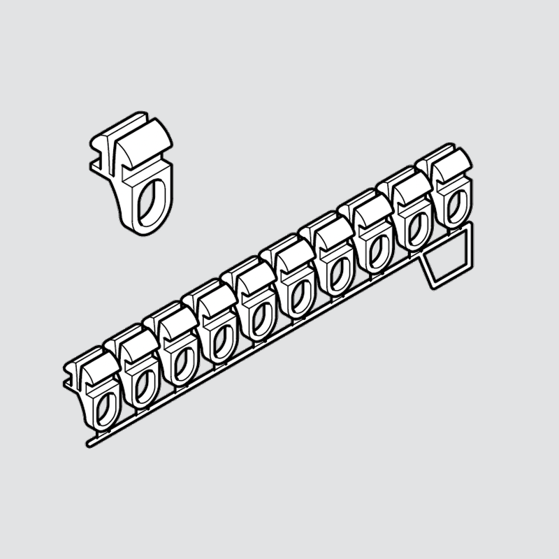 Glider for curtain track U